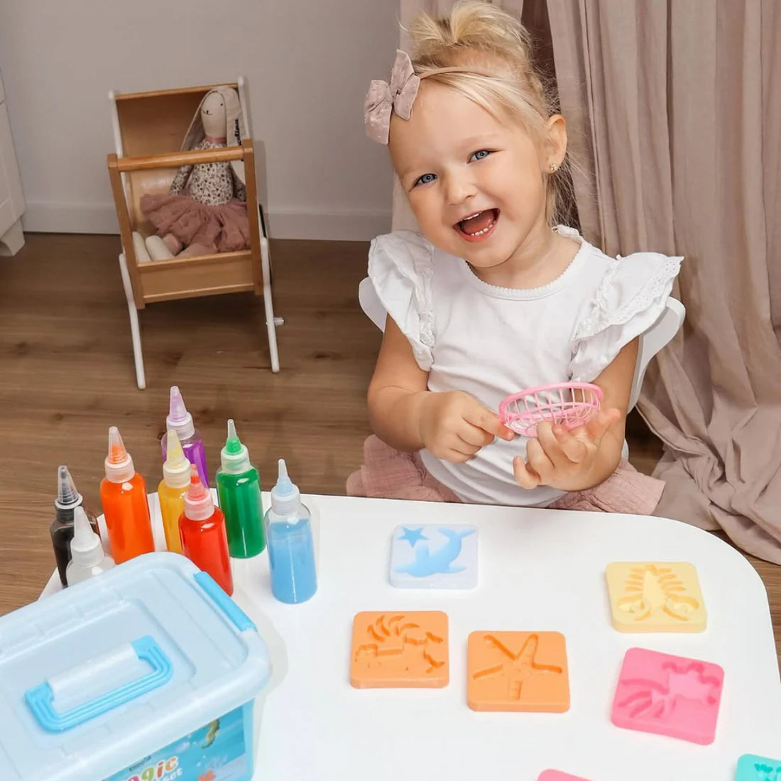 Montessori STEM Sea Creature Slime Lab